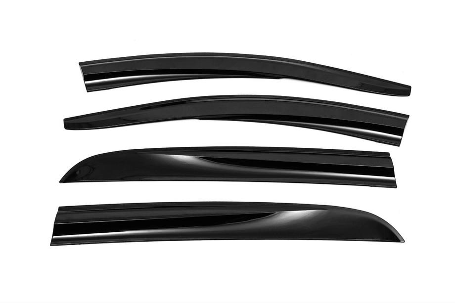 Opel Corsa D 2007-2014 гг. Ветровики на окна (4 шт., Sunplex Sport) Image