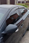 Renault Fluence 2009-2016 гг. Ветровики на окна (4 шт., Sunplex Sport) фото 5