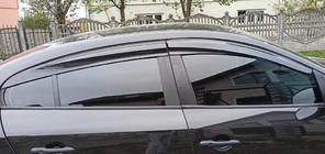 Renault Fluence 2009-2016 гг. Ветровики на окна (4 шт., Sunplex Sport) фото 3