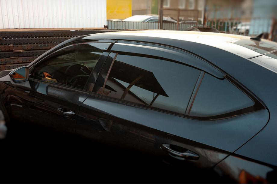 Skoda Superb 2015-2024 гг. Ветровики SD (4 шт., Sunplex Sport) Фото 3