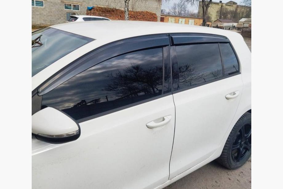 Volkswagen Golf 6 Ветровики Hb (4 шт, Sunplex Sport) Image