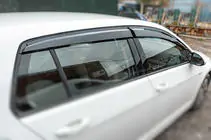 Volkswagen Golf 7/E-Golf 2012-2020 гг. Ветровики HB (4 шт., Sunplex Sport) фото 2