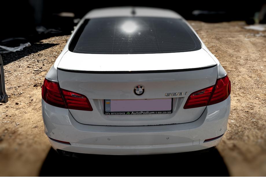 BMW 5 серия F10/F11 2010–2016 гг. Спойлер Lip Sunplex (для F10, черный) Фото 8