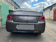 Peugeot 301 2012- гг. Спойлер Lip (Sunplex, черный) (118,5см x 5,5см) фото 4