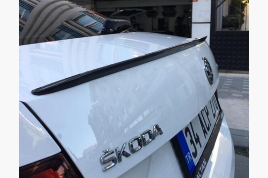 Skoda Octavia III A7 2013-2019 гг. Спойлер LIP (Sunplex, черный) (115,4см *6см) Фото 1