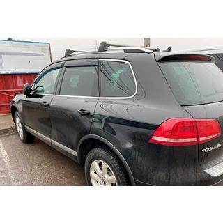 Ветровики на окна (4 шт, HIC) Porsche Cayenne 2010-2017 гг. фото 1