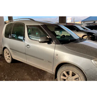 Ветровики на окна (4 шт, HIC) Skoda Roomster 2006-2015 гг. фото 1