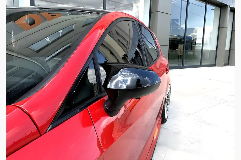 Seat Leon 2005-2012 гг. Накладки на зеркала BMW-Style (2010-2012, 2 шт) Фото 1