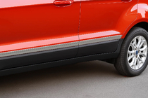 Ford Ecosport 2013-2022 гг. Хромированные молдинги дверей (4 шт, ABS) фото 1