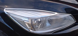 Ford Kuga/Escape 2013-2019 гг. Накладки на Фары 2013-2016 (ABS) фото 4