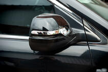 Honda CRV 2012-2016 гг. Накладки-полоски на зеркала (2 шт, ABS) фото 2