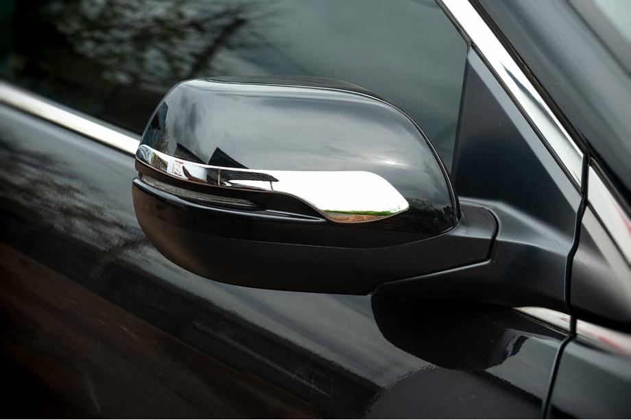 Honda CRV 2012-2016 гг. Накладки-полоски на зеркала (2 шт, ABS) Image