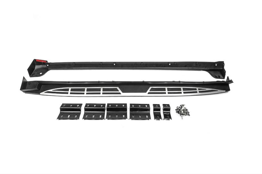 Hyundai Santa Fe 3 2012-2018 гг. Распродажа! Боковые Подножки OEM V3 (2 шт) Image