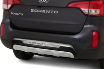 Kia Sorento II XM 2009-2014 гг. Накладка на задний бампер (2013-2015) фото 1
