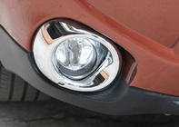 Mitsubishi Outlander 2012-2021 гг. Хромированные накладки на противотуманные фары Libao 2015-2021 (пластик) фото 1