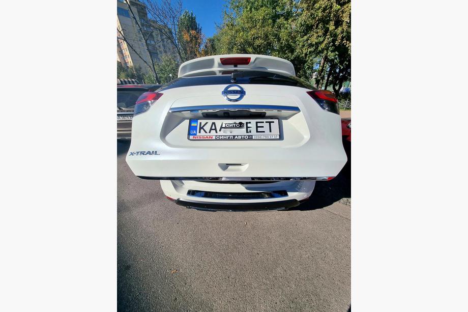 Nissan X-trail T32/Rogue 2014-2021 гг. Накладка на багажник Libao нержавейка Фото 1