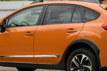 Subaru XV 2011-2017 гг. Дверные молдинги (4 шт, пластик) фото 1