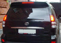 Toyota Land Cruiser Prado 120 2002-2009 гг. Спойлер (под покраску) фото 4