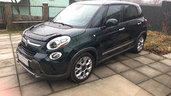 Fiat 500/500L 2013-2022 гг. Дефлектор капота 500L (Eurocap) фото 3
