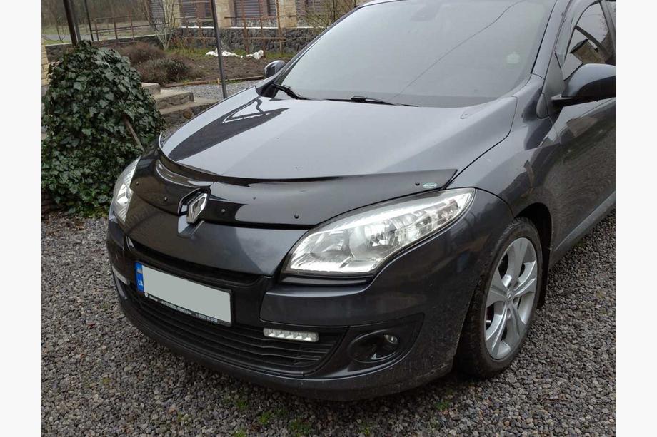 Renault Megane 3 2009-2013 Дефлектор капота EuroCap Image