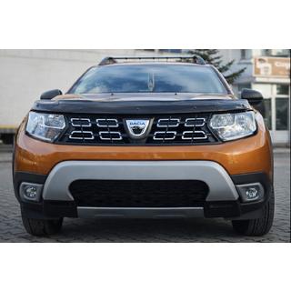 Накладки на противотуманные фары (ABS, серые) Dacia Duster 2018-2024 гг. фото 2