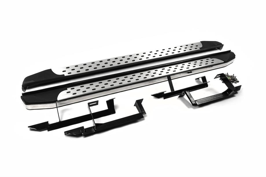GreatWall Haval H6 2011- гг. Боковые Подножки OEM (2 шт, Алюминий) Image