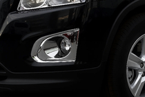 Chevrolet Trax 2012-2023 гг. Накладки на Противотуманные Фары (2 шт, ABS) фото 1
