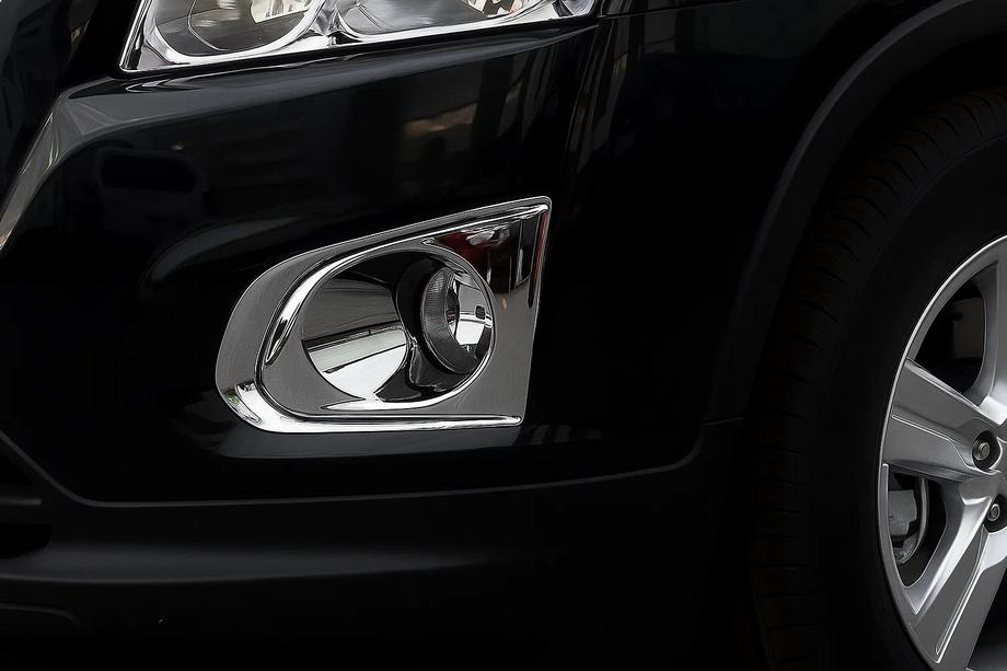 Chevrolet Trax 2012-2023 гг. Накладки на Противотуманные Фары (2 шт, ABS) Image