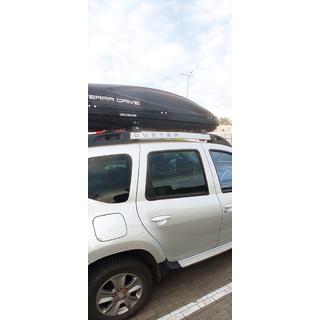 Поперечины на рейлинги с замком Skybar V1 (2014-2018, 2 шт) Renault Duster 2008–2017 гг. фото 4