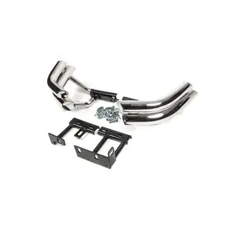Задние двойные уголки Libao (нерж. сталь) Hyundai Santa Fe 2 2006-2012 гг. фото 1