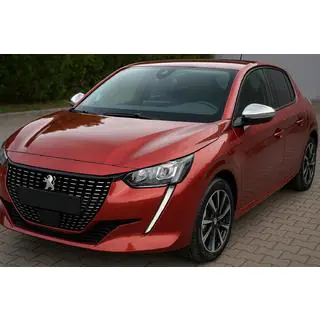Накладки на Зеркала (2 шт, Нержавейка) Peugeot 208 2019- гг. фото 1