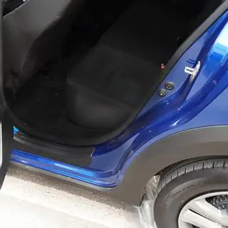 Накладки на дверные пороги EuroCap (4 шт, ABS) Dacia Sandero 2021- гг. фото 2