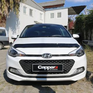 Дефлектор капота (EuroCap) Hyundai I-20 2014-2020 гг. фото 3