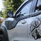Nissan Navara/NP300 2016- гг. Верхние молдинги на двери (6 шт, ABS) фото 6