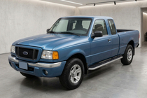 Ford Ranger 2002-2006 гг. Боковые Подножки Maydos V1 (2 шт., Алюминий и Нержавейка) фото 1