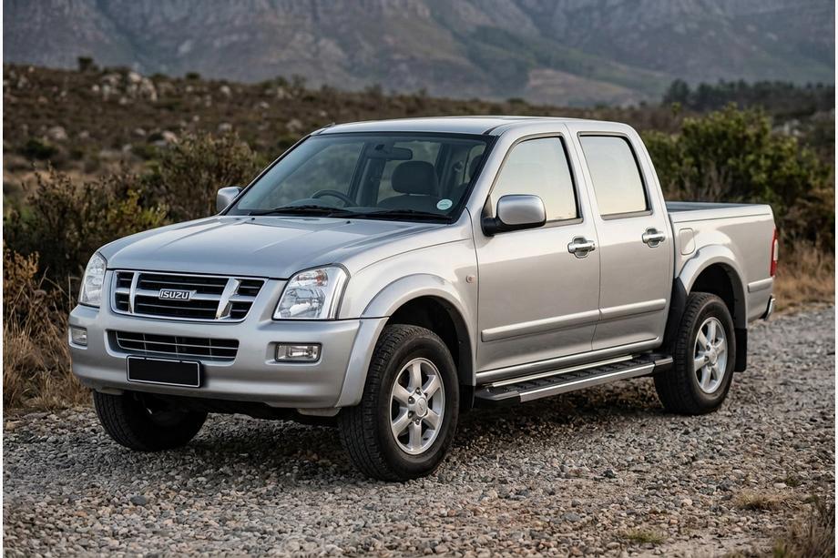 Isuzu D-Max 2002-2011 гг. Боковые Подножки RedLine (2007-2012, 2 шт., Алюминий) Image