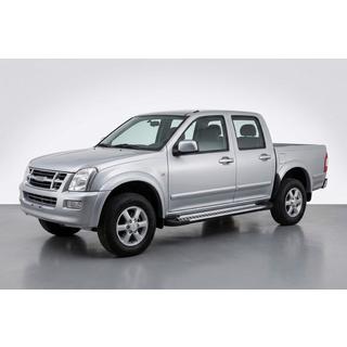 Боковые Подножки Line (2007-2012, 2 шт., Алюминий) Isuzu D-Max 2002-2011 гг. фото 1