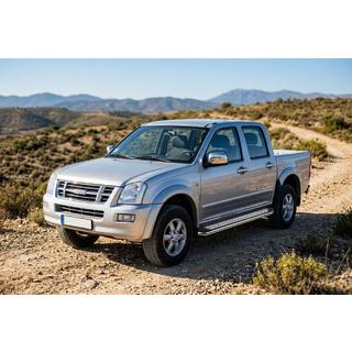 Боковые Подножки Maydos V2 (2007-2012, 2 шт., Алюминий) Isuzu D-Max 2002-2011 гг. фото 1