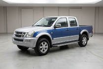 Isuzu D-Max 2002-2011 гг. Боковые Подножки Duru (2007-2012, 2 шт., Алюминий) фото 1
