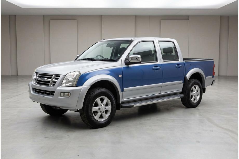 Isuzu D-Max 2002-2011 гг. Боковые Подножки Duru (2007-2012, 2 шт., Алюминий) Image