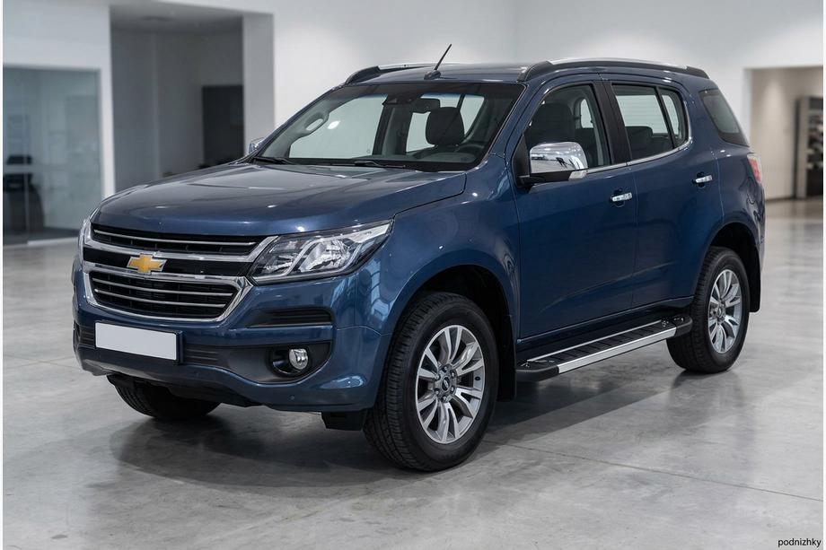 Chevrolet Trailblazer 2012-2019 гг. Боковые пороги RedLine V1 (2 шт., алюминий) Image