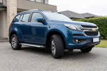 Chevrolet Trailblazer 2012-2019 гг. Боковые Подножки Line (2 шт., Алюминий) фото 1