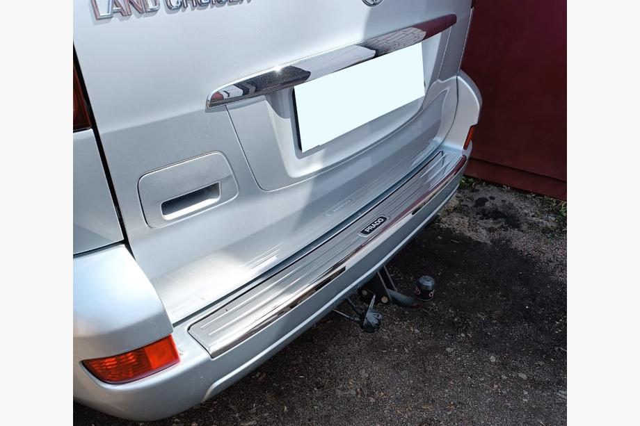 Toyota Land Cruiser Prado 120 2002-2009 гг. Накладка на задний бампер Image