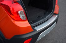 Opel Mokka 2012-2021 гг. Накладка на задний бампер OmsaLine (2012-2016, нержавейка) фото 1