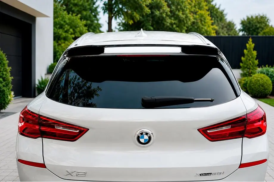 BMW X2 F39 2018-2023 гг. Спойлер Lip (1234 Upgrade, Черный) Фото 1