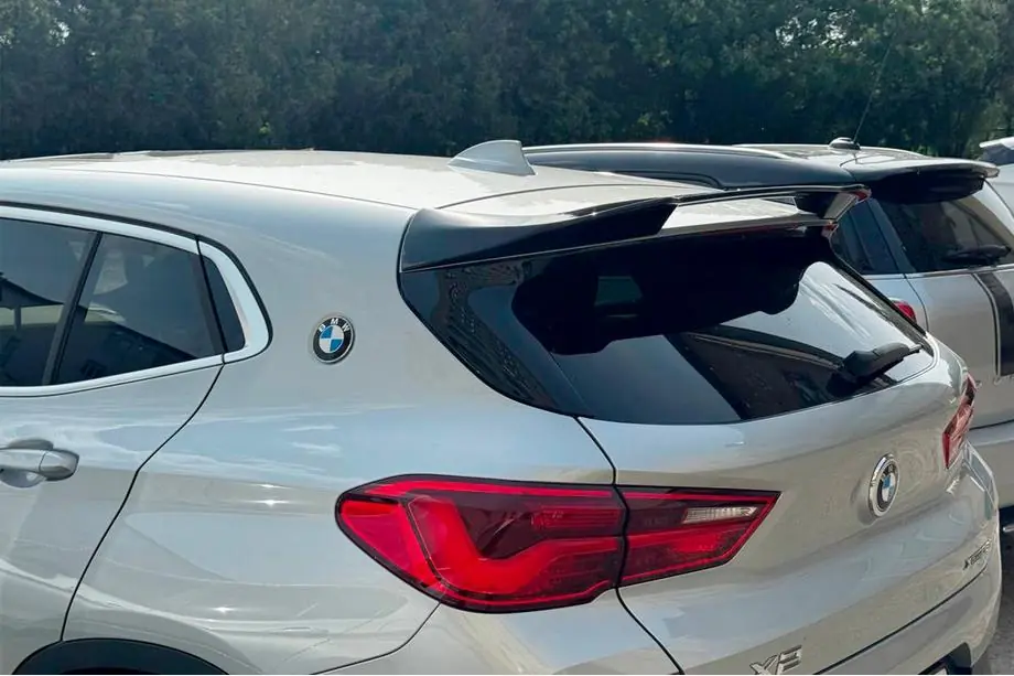 BMW X2 F39 2018-2023 гг. Спойлер Lip (1234 Upgrade, Черный) Фото 2