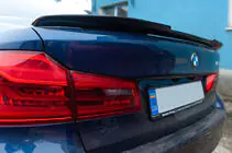 BMW 5 серия G30/G31 2017–2023 гг. Спойлер M-Performance V1 (1234 Upgrade, Черный) фото 5
