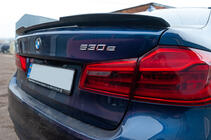 BMW 5 серия G30/G31 2017–2023 гг. Спойлер M-Performance V1 (1234 Upgrade, Черный) фото 4