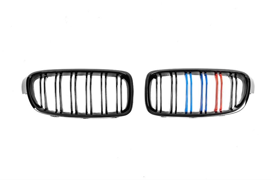 BMW 3 серия F30/F31 2012-2019 гг. Решетки радиатора M-Look (M-Color) Фото 4