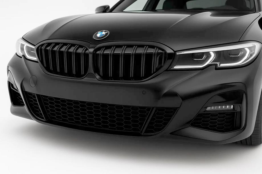 BMW 3 серия G20/G21 2018- гг. Решетки M-Look V2 (2018-2022, Черный Глянец) Image